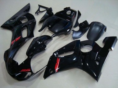Venta Carenados Moto Yamaha YZF R6 1998-2002 - Negro Brillante Rojo Calcomanía