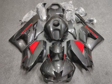 Venta Carenados Moto Honda CBR600RR 2013-2023 - Falso FibraCarbono Rojo