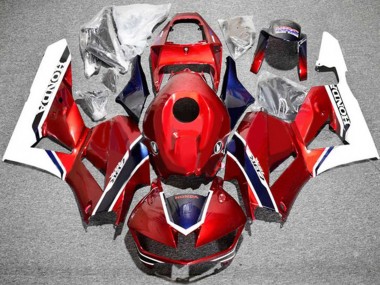 Venta Carenados Moto Honda CBR600RR 2013-2023 - Blanco Rojo Azul
