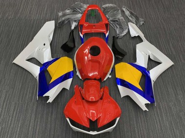 Venta Carenados Moto Honda CBR600RR 2013-2023 - Blanco Rojo Azul Amarillo