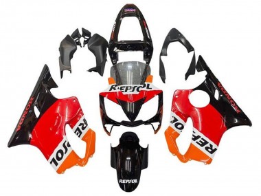 Venta Carenado Moto Honda CBR600 F4i 2001-2003 - Naranja Blanco Rojo Negro Brillante Repsol
