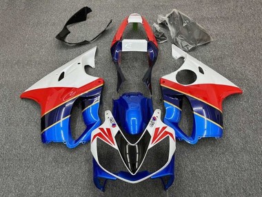 Venta Carenados Moto Honda CBR600 F4i 2001-2003 - Blanco Rojo Azul Azul Oscuro