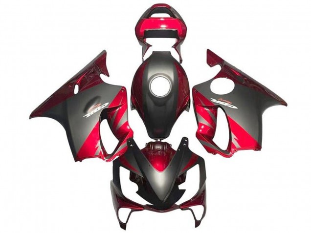 Venta Carenados Moto Honda CBR600 F4i 2001-2003 - Rojo Negro Mate