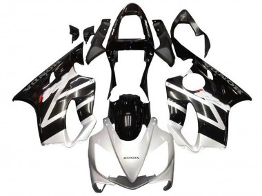 Venta Carenados Moto Honda CBR600 F4i 2001-2003 - Plata Negro Brillante