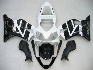 Venta Carenados Moto Honda CBR600 F4i 2001-2003 - Blanco Negro Brillante