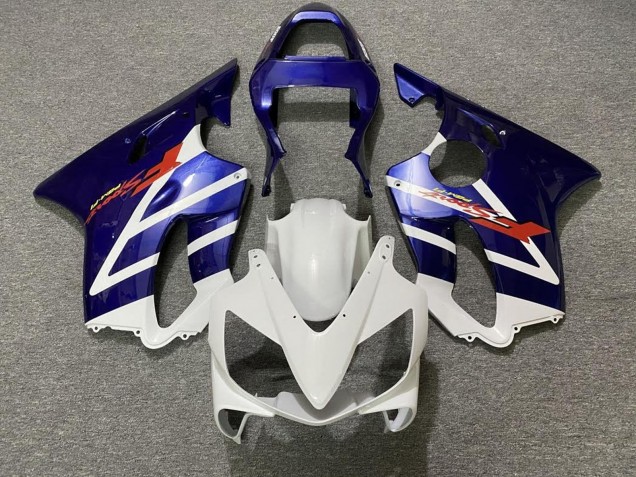 Venta Carenados Moto Honda CBR600 F4i 2001-2003 - Blanco Azul Raya