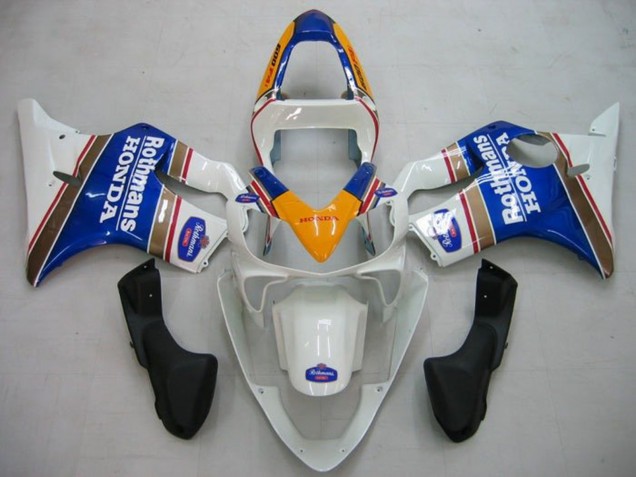 Venta Carenados Moto Honda CBR600 F4i 2001-2003 - Amarillo Blanco Azul Rothmans