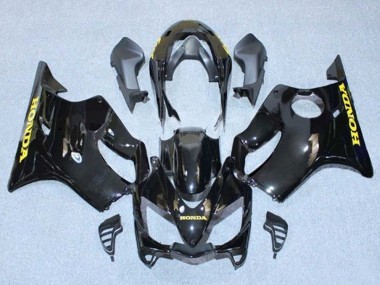 Venta Carenados Moto Honda CBR600 F4i 2004-2007 - Negro Brillante Oro Calcomanías