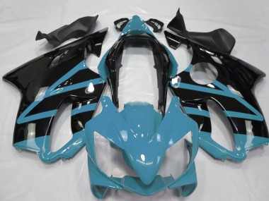 Venta Carenados Moto Honda CBR600 F4i 2004-2007 - Azul Claro Negro Brillante