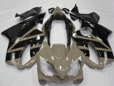 Venta Carenados Moto Honda CBR600 F4i 2004-2007 - Marrón Topo Negro Brillante