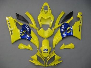 Venta Carenados Moto Yamaha YZF R6 2006-2007 - Amarillo Azul Motul Michelin Camello