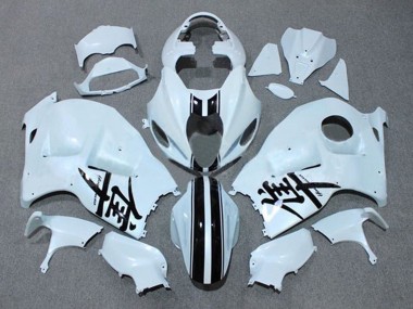 Venta Carenados Moto Suzuki GSXR 1300 Hayabusa 1996-2007 - Blanco Negro Raya