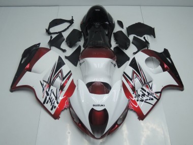 Venta Carenados Moto Suzuki GSXR 1300 Hayabusa 1996-2007 - Blanco Rojo Caramelo Negro