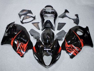 Venta Carenados Moto Suzuki GSXR 1300 Hayabusa 1996-2007 - Negro Brillante Rojo