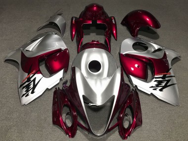 Venta Carenados Moto Suzuki GSXR 1300 Hayabusa 2008-2020 - Plata Rojo Oscuro