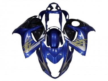 Venta Carenados Moto Suzuki GSXR 1300 Hayabusa 2008-2020 - Azul Blanco Oro