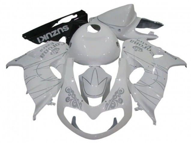 Venta Carenados Moto Suzuki TL1000R 1998-2003 - Blanco Plata Corona