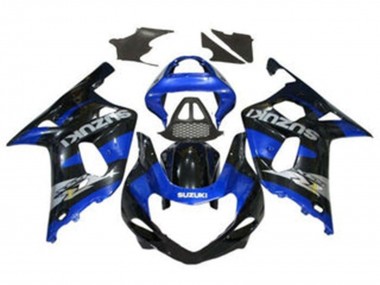 Venta Carenados Moto Suzuki GSXR1000 2000-2002 - Azul Negro Brillante Chrome