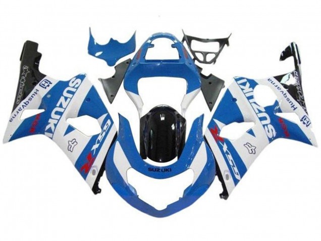 Venta Carenados Moto Suzuki GSXR1000 2000-2002 - Blanco Azul Claro Negro Brillante Rojo