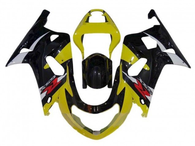 Venta Carenados Moto Suzuki GSXR1000 2000-2002 - Amarillo Plata Negro Brillante Rojo
