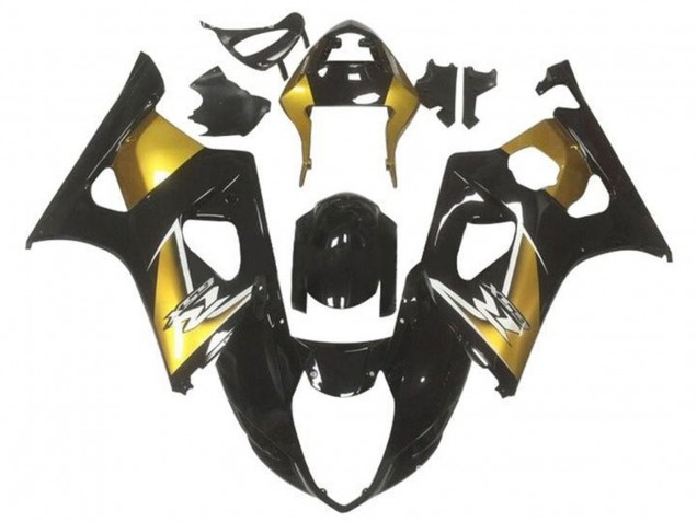 Venta Carenados Moto Suzuki GSXR 1000 2003-2004 - Oro Negro Brillante