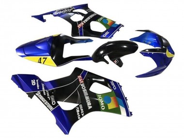 Venta Carenados Moto Suzuki GSXR 1000 2003-2004 - Azul Amarillo Negro JOMO