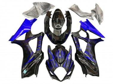 Venta Carenados Moto Suzuki GSXR 1000 2005-2006 - Negro Azul Llama