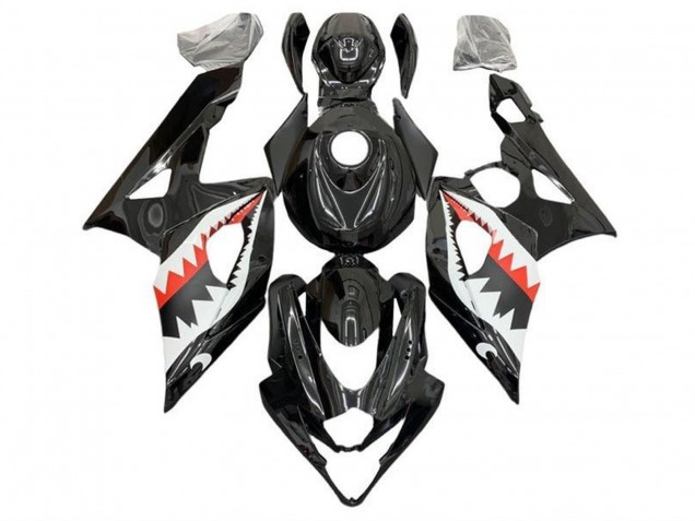 Venta Carenados Moto Suzuki GSXR 1000 2005-2006 - Negro Blanco Rojo Tiburón