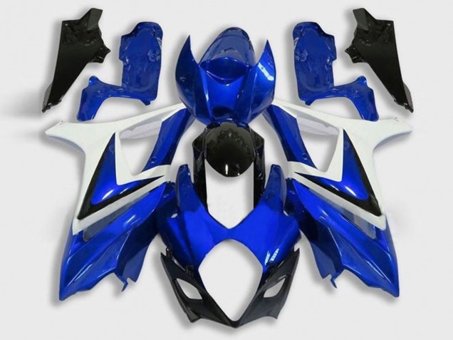 Venta Carenado Moto Suzuki GSXR 1000 2005-2006 - Blanco Azul Negro