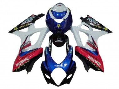 Venta Carenados Moto Suzuki GSXR 1000 2005-2006 - Blanco Rojo Azul Makita