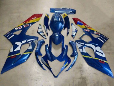Venta Carenados Moto Suzuki GSXR 1000 2005-2006 - Azul Blanco Amarillo Rojo