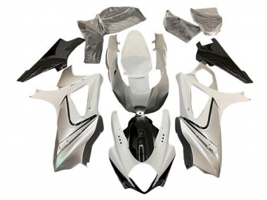 Venta Carenado Moto Suzuki GSXR 1000 2005-2006 - Blanco Brillante Plata Negro