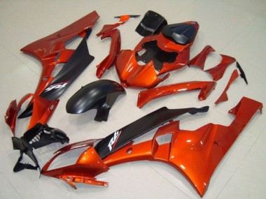 Venta Kits Carenado Moto Yamaha YZF R6 2006-2007 - Naranja Negro Mate