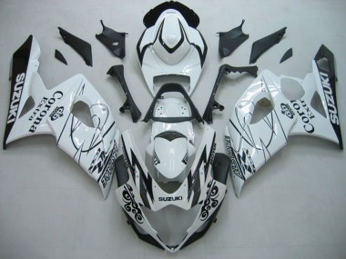 Venta Carenados Moto Suzuki GSXR 1000 2005-2006 - Blanco Negro Alstare Corona