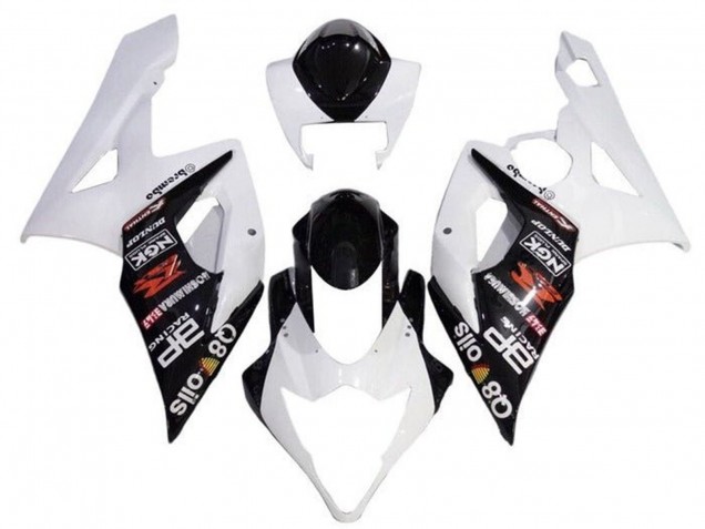 Venta Carenados Moto Suzuki GSXR 1000 2005-2006 - Blanco Negro Brembo
