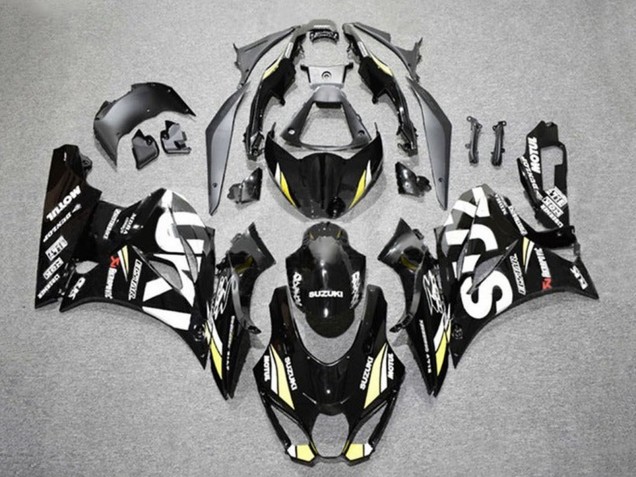 Venta Carenados Moto Suzuki GSXR1000 2017-2024 - Negro Blanco Amarillo