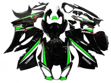 Venta Carenados Moto Suzuki GSXR1000 2017-2024 - Negro Verde Blanco Raya