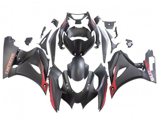 Venta Carenados Moto Suzuki GSXR1000 2017-2024 - Negro Mate Rojo Mate