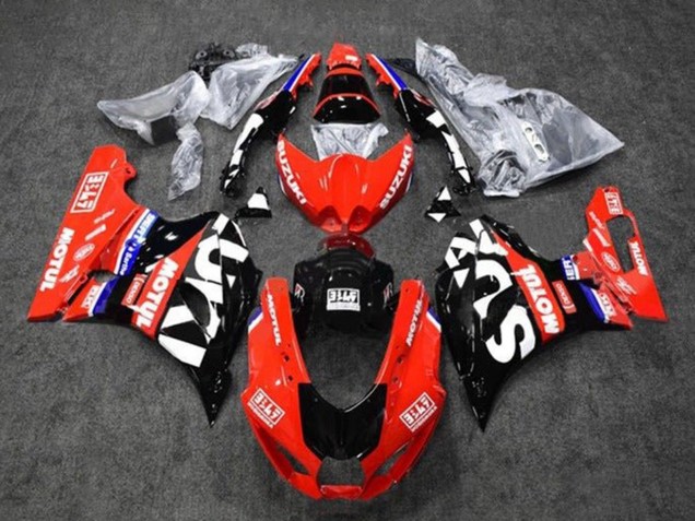 Venta Carenados Moto Suzuki GSXR1000 2017-2024 - Rojo Blanco Azul Negro Motul