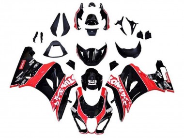 Venta Carenados Moto Suzuki GSXR1000 2017-2024 - Negro Brillante Rojo Blanco Pinstripe