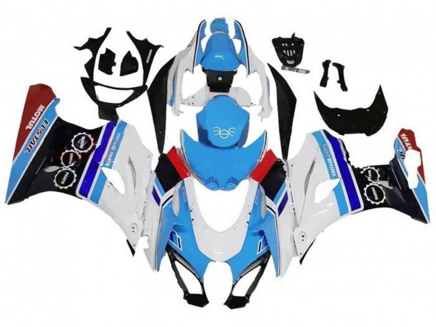 Venta Carenados Moto Suzuki GSXR1000 2017-2024 - Blanco Azul Raya Rojo