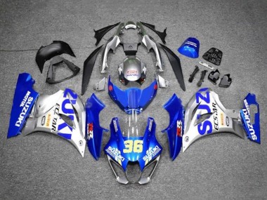 Venta Carenados Moto Suzuki GSXR1000 2017-2024 - Azul Plata Ecstar 36