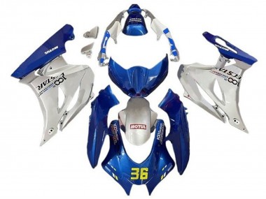 Venta Carenados Moto Suzuki GSXR1000 2017-2024 - Azul Plata Motul 36