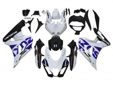 Venta Carenado Moto Suzuki GSXR1000 2017-2024 - Blanco Azul Negro