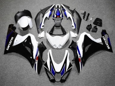 Venta Carenados Moto Suzuki GSXR1000 2017-2024 - Blanco Azul Negro