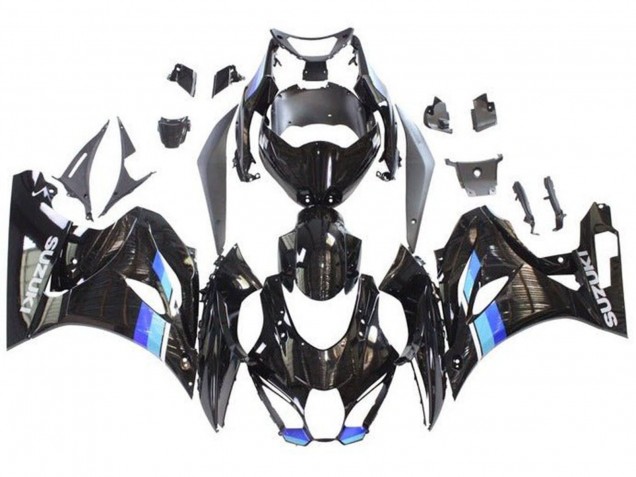 Venta Carenados Moto Suzuki GSXR1000 2017-2024 - Negro Azul Raya