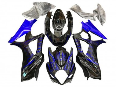 Venta Carenados Moto Suzuki GSXR 1000 2007-2008 - Negro Azul Llama