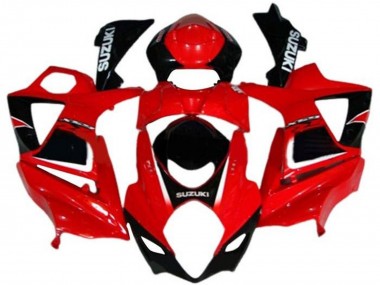 Venta Carenados Moto Suzuki GSXR 1000 2007-2008 - Rojo Negro Blanco Calcomanía