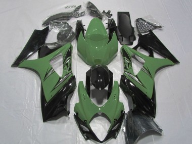 Venta Carenado Moto Suzuki GSXR 1000 2007-2008 - Verde Negro Brillante
