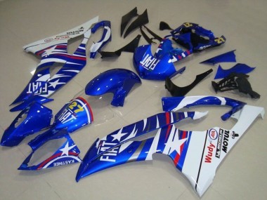 Venta Carenados Moto Yamaha YZF R6 2008-2016 - Blanco Azul Fiat Motul Michelin 27